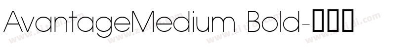 AvantageMedium Bold字体转换